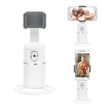Tripé de rastreamento facial automático Wigearss, rotação de 360, branco Tripé de rastreamento facial automático Wigearss, rotação de 360, branco