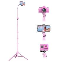 Tripé de telefone UbeeSize 88" flexível com pescoço de ganso para vídeo