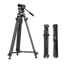 Tripé de vídeo SMALLRIG AD-50 de fibra de carbono com amortecimento contínuo