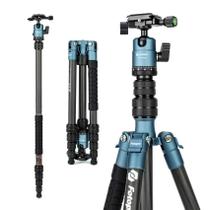 Tripé Fotopro 59 de fibra de carbono Travel com cabeça esférica de 8 kg