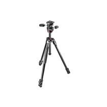 Tripé Manfrotto 290 Xtra de alumínio de 3 seções com cabeça 804 de 3 vias Tripé Manfrotto 290 Xtra de alumínio de 3 seções com cabeça 804 de 3 vias