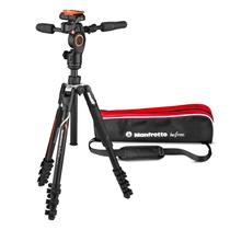 Tripé Manfrotto Befree Live Advanced Aluminium com cabeça de fluido de 3 vias