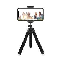 Tripé Mini Octopus Universal Com Clip Para Telefone Suporte Para Webcam Para Fotografia Com Tripé Mini Octopus Universal Com Clip Para Telefone Suporte Para Webcam Para Fotografia Com