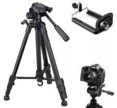 Tripé para Câmera Digital Com Nível e Suporte Para Celular 1.40 Mts Tripé para Câmera Digital Com Nível e Suporte Para Celular 1.40 Mts