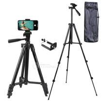 Tripé Para Câmera E Celular 1.1 Metros TriPod + Bolsa Ideal Para Criar Conteúdo LEY3120A