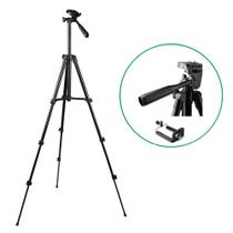 Tripé Para Câmera E Celular 1.3 Metros TriPod + Bolsa Ideal Para Criar Conteúdo LEY3120B