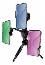 Tripé Para Celular E Tablet 3 Clips Selfie 360 Ajustável