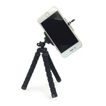 Tripé Para Celular Flexivel E Camera Preto CBRN08742