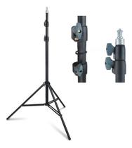 Tripé Para Ring Light Iluminação Led Selfie Até 2,1 Metros