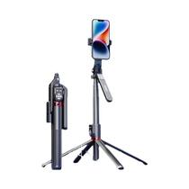 Tripé Para Telefone Extensível De 220cm Com Punho Gimbal E Controle Remoto, Bastão De Selfie