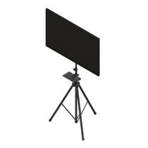 Tripé Para TV Com Bandeja Removível LED LCD 4K Curva 10'' ATÉ 55'' TVB-180-B Avatron