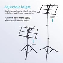 Tripe pedestal estante suporte partitura tablet ajustavel Tripe pedestal estante suporte partitura tablet ajustavel