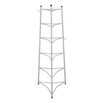 Tripé Porta Panelas Estrela Branco 6 Compartimentos 103Cm Tripé Porta Panelas Estrela Branco 6 Compartimentos 103Cm