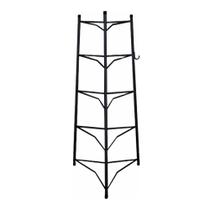 Tripé Porta Panelas Estrela Preto 5 Compartimentos 82Cm Tripé Porta Panelas Estrela Preto 5 Compartimentos 82Cm