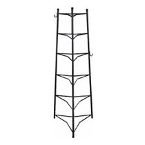 Tripé Porta Panelas Estrela Preto 6 Compartimentos 103Cm Tripé Porta Panelas Estrela Preto 6 Compartimentos 103Cm