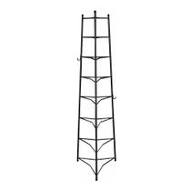 Tripé Porta Panelas Preto 8 Compartimentos 150cm