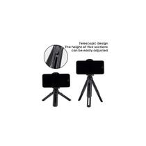Tripé portátil leve com suporte para celular rotação 360 ideal para vlog e fotografia