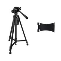 Tripé Profissional 1,70m Câmera Universal + Suporte Para Tablet