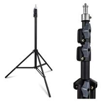 Tripé Profissional 2,10M Ajustável Suporte Celular Estúdio Tripé Profissional 2,10M Ajustável Suporte Celular Estúdio