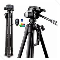 Tripé Profissional Canon 1.8M+Suporte celular+Bluetooth