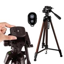 Tripé Profissional Canon 1.8M+Suporte celular+Bluetooth - Tripe universal