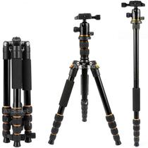 Tripé Profissional Hidráulico 2 em 1 Monopé Para Câmera Fotográfica