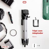 Tripé Profissional Para Câmera + Suporte Celular + Bolsa