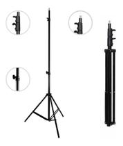 Tripé Profissional Para Ring Light Iluminação Led Selfie Até 2,1 Metros