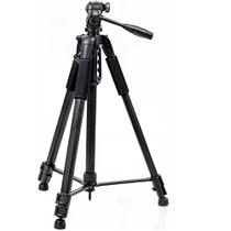 Tripe Profissional SemiHidraulica 180cm Para Cameras e Celulares Com Tres Monopes e Trava