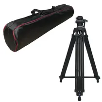 tripé profissional soleste jw1850dy com cabeça hidraulica