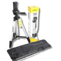 Tripé Profissional Suporte para Câmeras e Celular Universal Bmax Tripé Profissional Suporte para Câmeras e Celular Universal Bmax