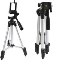 Tripé Profissional Universal Para Celular e Câmera 1,3M Com Bolsa De Transporte Tripod Pedestal Tripé Profissional Universal Para Celular e Câmera 1,3M Com Bolsa De Transporte Tripod Pedestal