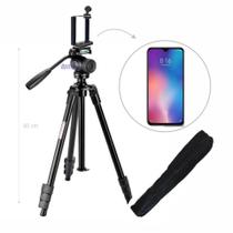 Tripe Profissional Wt 6734 Cabeça Hidraulica Para Celular