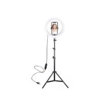 Tripé Ring Light + 26cm para fotografia e vídeo