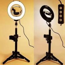 Tripé Ring Light Iluminação Led com Espelho Gravar Video Celular MLG-0664 - Tomate Tripé Ring Light Iluminação Led com Espelho Gravar Video Celular MLG-0664 - Tomate