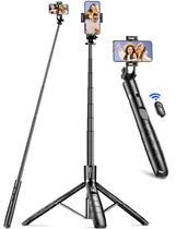 Tripé Selfie Stick 71cm de Alumínio com Controle Remoto para iPhone