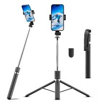 Tripé Selfie Stick com Controle Remoto - 67cm - Compatível com iPhone e Android