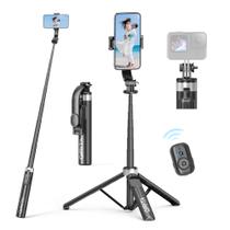 Tripé Selfie Stick qirita 51" extensível para iPhone/Samsung