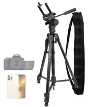 Tripé Semi Hidráulico Para Celular E Câmeras Greika Wf3716