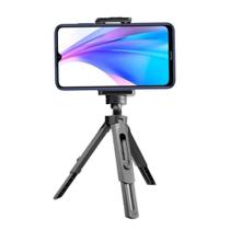 Tripé suporte apoio bastão ajustável universal 360 celular - TOMATE