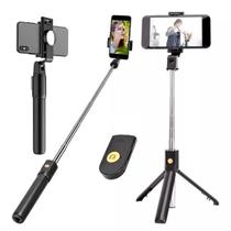 Tripé Suporte para Celular Bluetooth Botão Selfie Stick