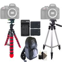 Tripé Teds Electronics alto e flexível para Nikon P7000 P7100 7800 com 2 baterias EN-EL14