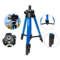 Tripé Telescópico para Nível a Laser Rosca 5/8” Ajustável e Compacto Exbom Retrátil Profissional