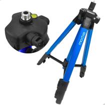 Tripé Telescópico Para Nível Laser Com Nível Ajuste Altura Suporte Profissional