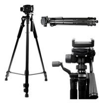 Tripé Tomate MTG3018 com Suporte para Celular 1,80 metro Preto