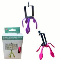 Tripé universal flexível suporte montagem telefone câmera bicicleta