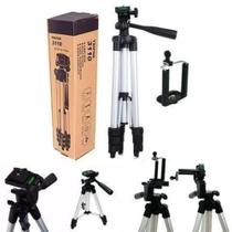 Tripé Universal para Celular e Câmera Suporte Ajustável Reunião Live 1 Metro