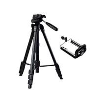 Tripé Universal Profissional 1,10m + Suporte Celular Câmera Tripé Alto Portátil Para Viagens De Alta Qualidade