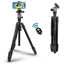 Tripé Weifeng Wf628 Suporte Para Celular, Controle De Selfie, Vira Monopé - 5kg Altura 155cm