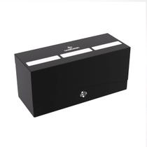 Triple Deck Holder 300+ XL Para Cartas Pokemon Magic Preto